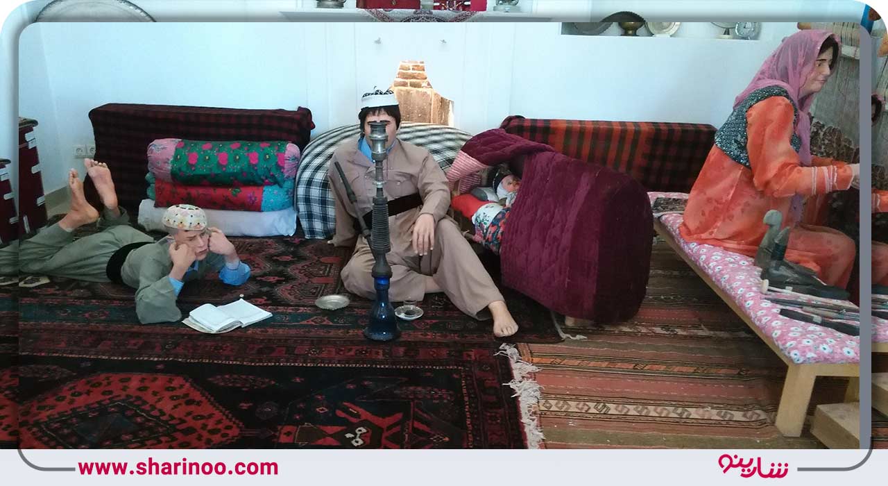 حیاط­های خانه کرد سنندج