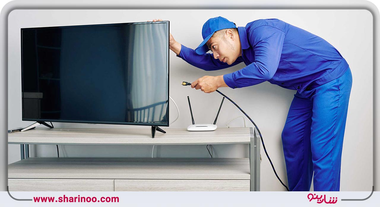 مشکل اتصال کابل تلویزیون