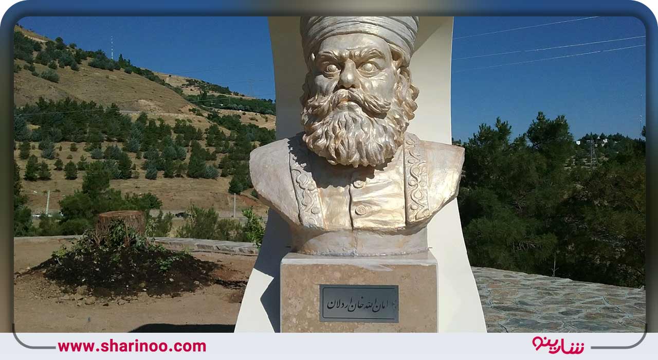 تندیس امان الله خان اردلان