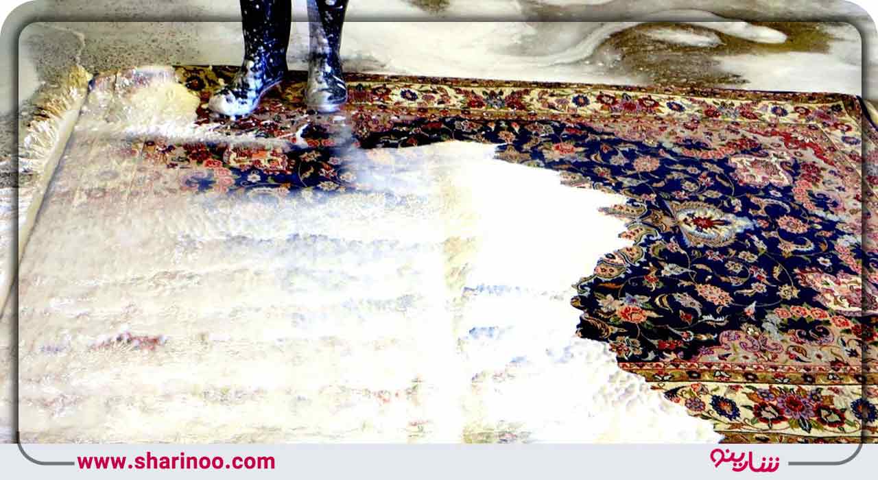 اعلا شویی فرش در همدان