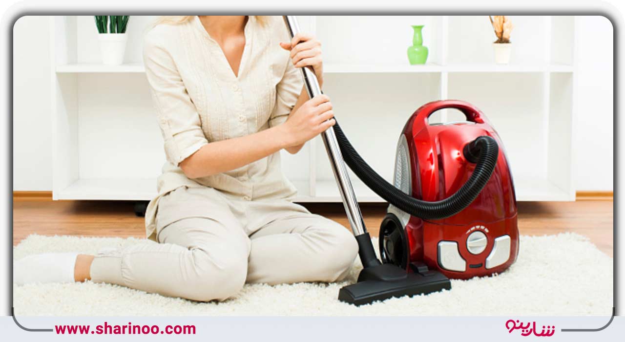 روشن شدن چراغ قرمز جاروبرقی