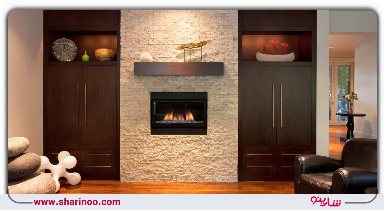 دیواره شومینه