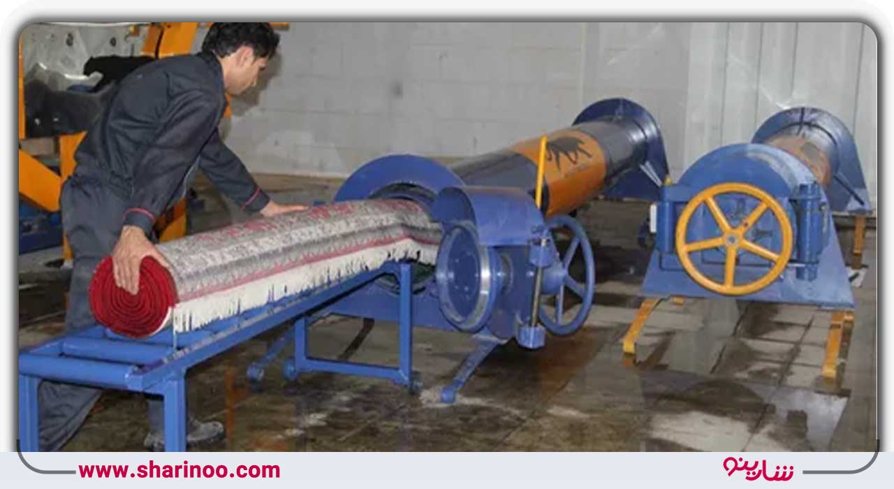 تجهیزات مورد استفاده در قالیشویی