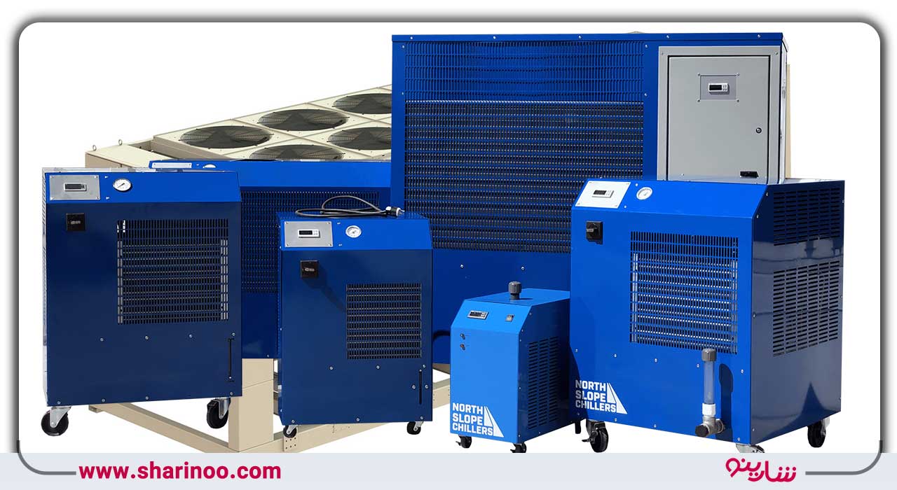 چه قطعاتی در دستگاه چیلر وجود دارند؟