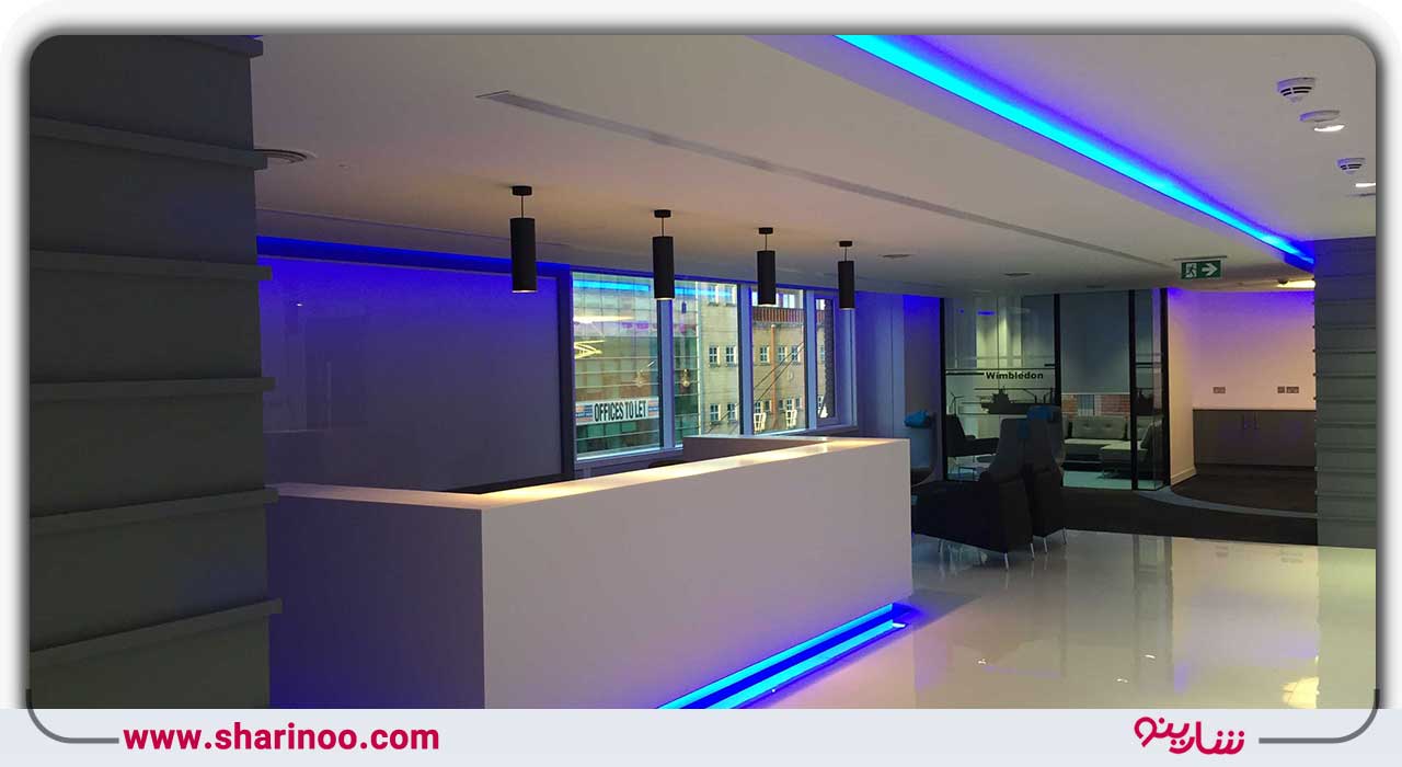 نورپردازی بخش‌های داخلی ساختمان