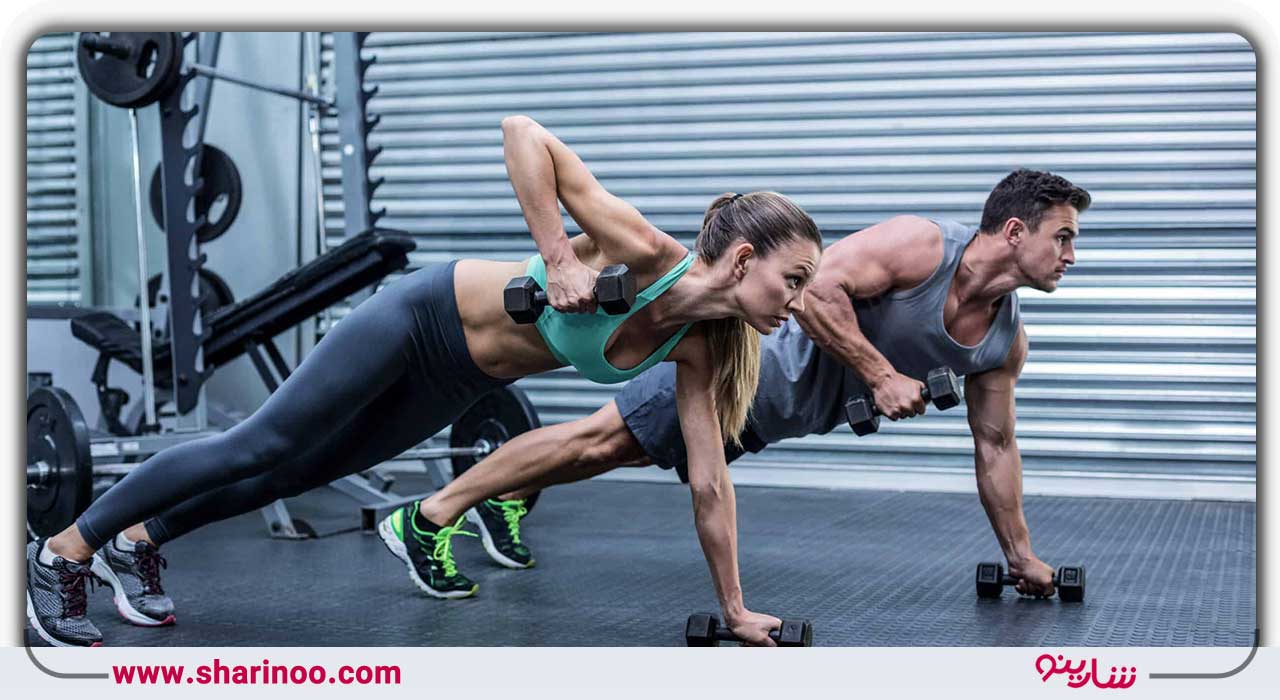 پرس دمبل بالای سر