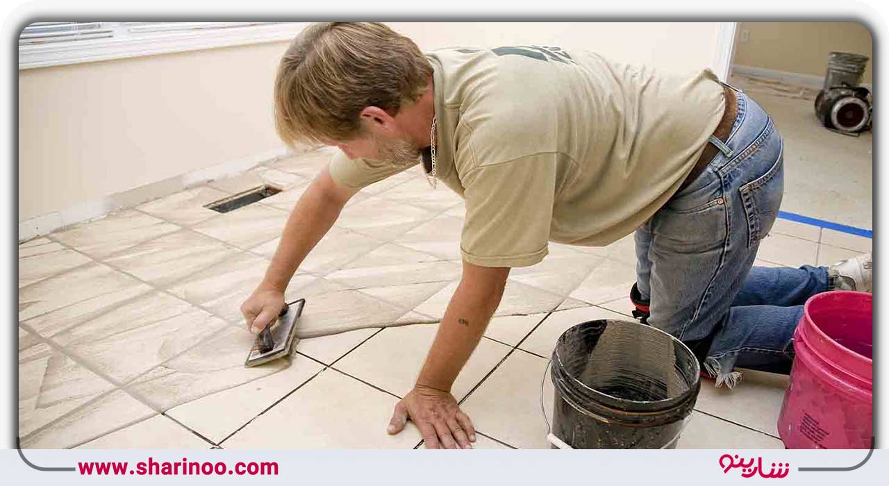 مراحل کاشی کاری کف ساختمان با سیمان