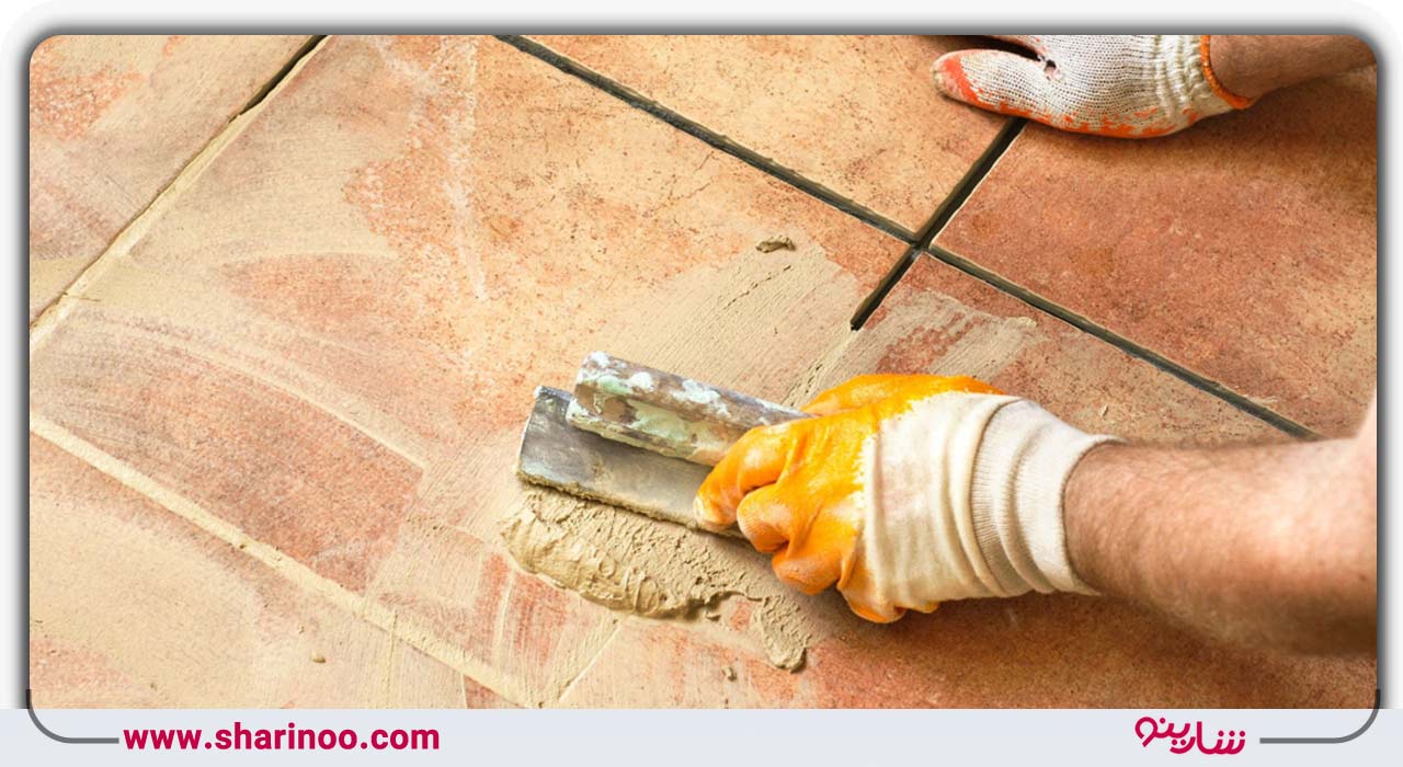 کاشی کاری با دوغاب در یزد