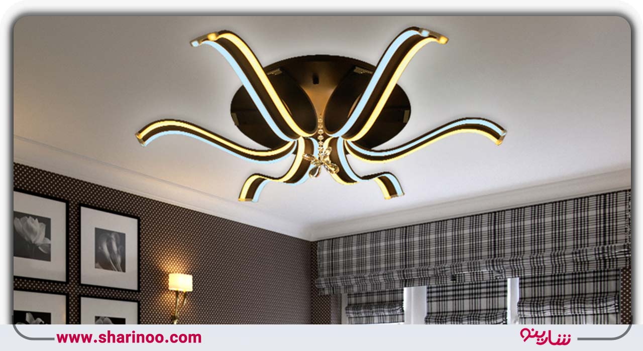 نصب لوستر سه شاخه در یزد