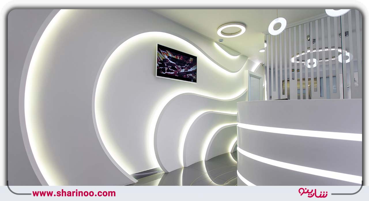 نورپردازی دیوار‌های داخلی در یزد