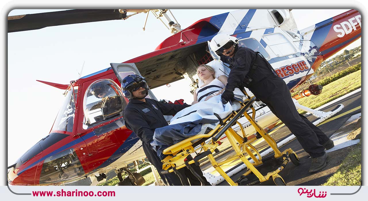 آمبولانس هوایی در یزد