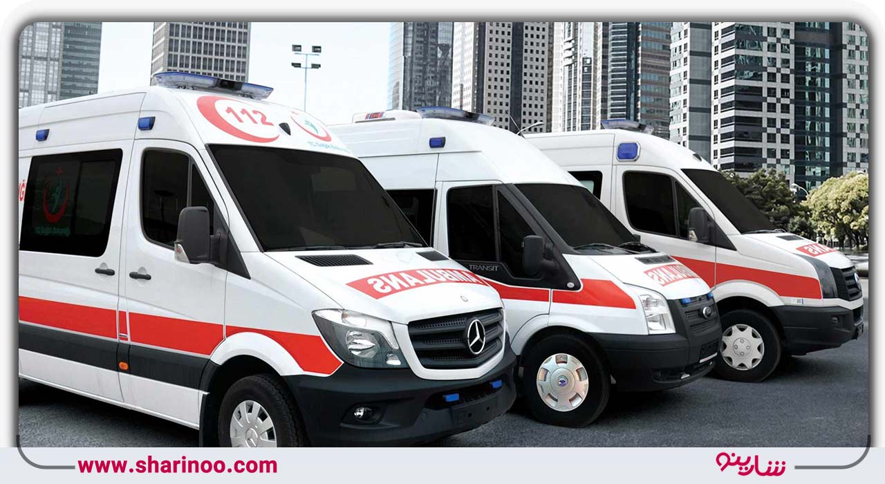 آمبولانس VIP در یزد- انواع آمبولانس شبانه روزی در یزد
