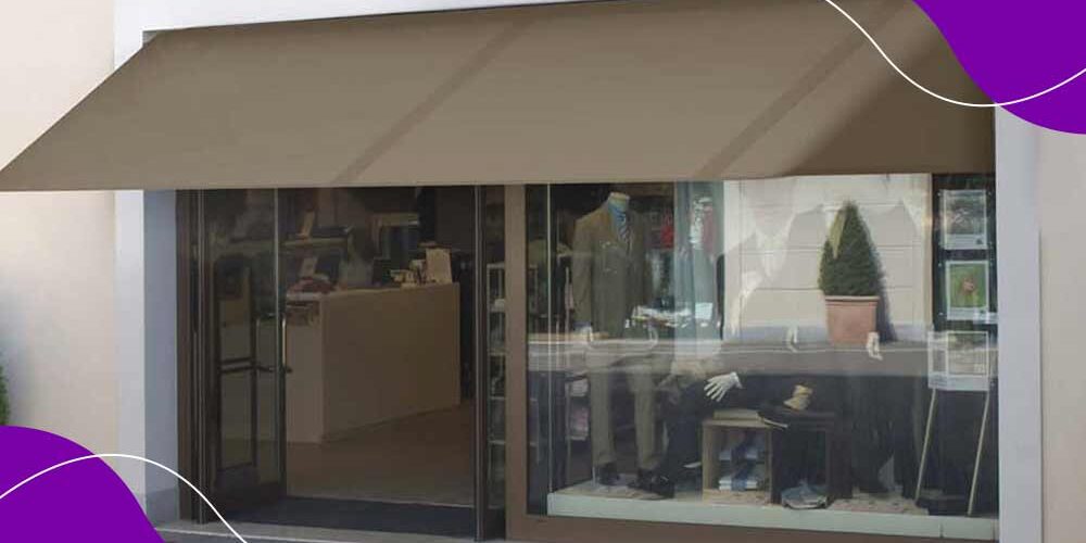 لیست قیمت انواع سایبان‌ فروشگاهی در1402+تلفن تعمیرکار سایبان